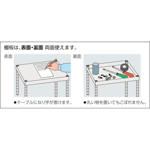 ＴＲＵＳＣＯ　ツールワゴン　フェニックスワゴン　抗菌　省音　６００Ｘ４００ＸＨ７４０　引出　天板付　ホワイト　PEW-761VZWT-W　1 台