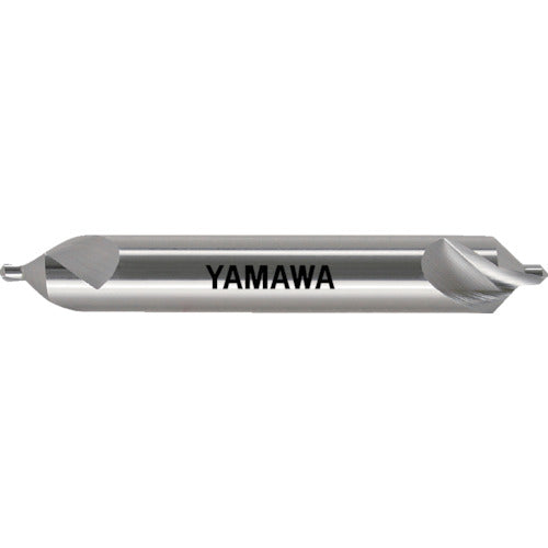 Yamawa Strong Twist Groove JIS A-Type 90° Center Hole Drill CEQA 6.3X90°X20 CEQA6.3 1 Piece