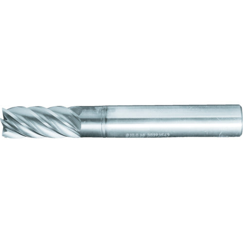 ＭＡＰＡＬ　超硬スクエアエンドミル　Ｏｐｔｉ−Ｍｉｌｌ−ＨＰＣ　不等分割／不等リード６枚刃　仕上げ用　刃径１０ｍｍ　刃長２２ｍｍ　全長７２ｍｍ　シャンク径１０ｍｍ　SCM370J-1000Z06R-S-HA-HP213　1 本