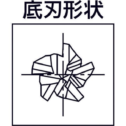ＭＡＰＡＬ　超硬スクエアエンドミル　Ｏｐｔｉ−Ｍｉｌｌ−ＨＰＣ　不等分割５枚刃　サイレントミル　刃径１２ｍｍ　刃長２６ｍｍ　全長８３ｍｍ　シャンク径１２ｍｍ　SCM570J-1200Z05R-F0024HA-HP723　1 本