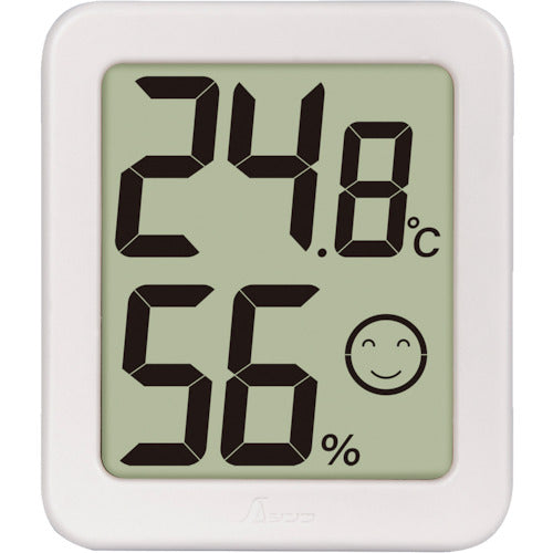 Shinwa Digital Thermo-Hygrometer Environmental Checker Mini White 73244 1 unit