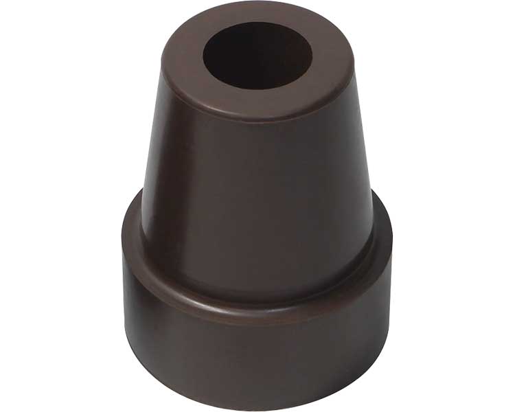 Care Team Rubber Tip C for Single Cane and Telescopic Cane (Inner Diameter 15mm) / CX-07024 Brown 1 pc
