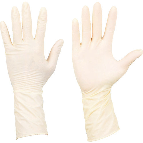 TRUSCO Cleanroom Nitrile Gloves, Pack of 100, Large, White, Palm Circumference 21.0 cm, TNT-L, 1 Pack