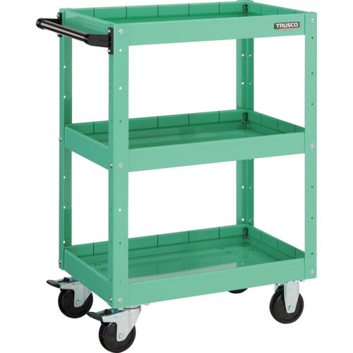 TRUSCO Tool Wagon Eagle Wagon 600X400XH880 Deep 3 Tier Young Green EGW-963F3-YG 1 Unit