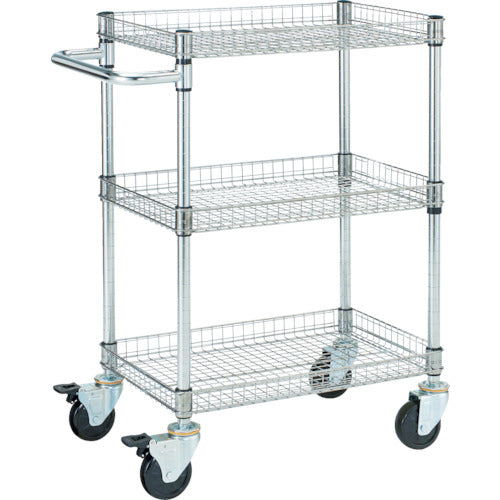 TRUSCO Tool Wagon Falcon Wagon 600X400 Mesh 3 Tier FAW-963M3 1 Unit