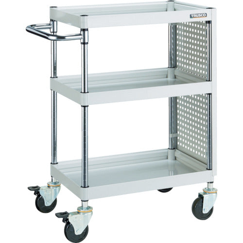 TRUSCO Tool Wagon Falcon Wagon 750X500 with Panel White FAW-973P-W 1 Unit