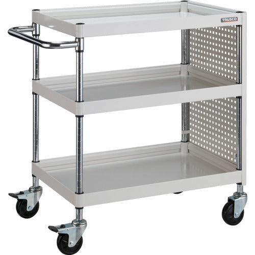 TRUSCO Tool Wagon Falcon Wagon 900X600 with Panel White FAW-993P-W 1 Unit