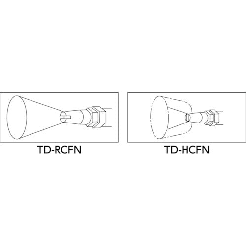 ＴＲＵＳＣＯ　エアダスター用　幅広パターンノズル　TD-HCFN　1 個