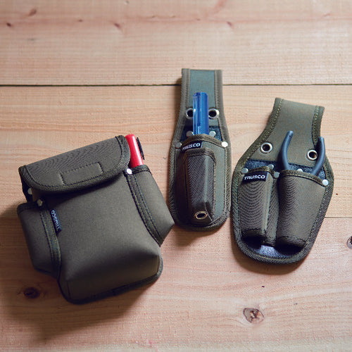 ＴＲＵＳＣＯ　ツールケース１丁差し　オリーブドラブ　TTC-01OD　1 個