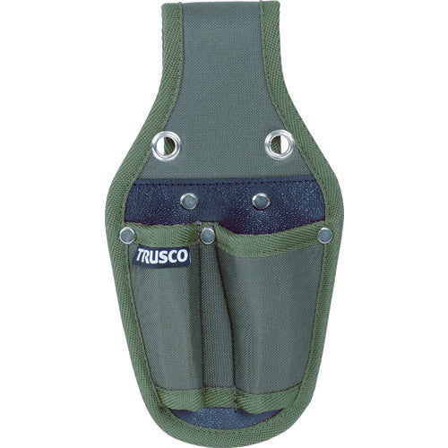 ＴＲＵＳＣＯ　ツールケース２丁差し　オリーブドラブ　TTC-02OD　1 個