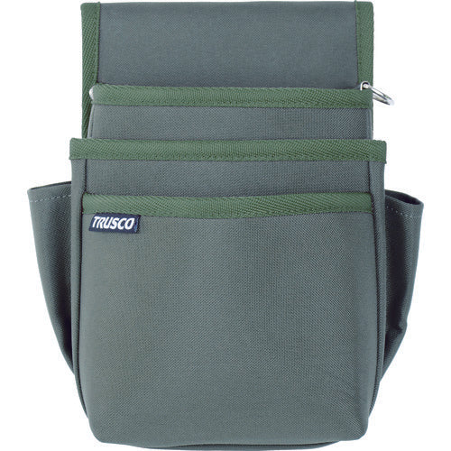 TRUSCO 3-tiered utility bag, olive drab, TWP-03OD, 1 unit