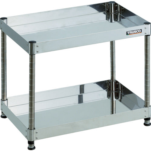 ＴＲＵＳＣＯ　ステンレスワゴン　３０４クリーンフェニックス　ラック型　９００Ｘ６００　２段　CPE3-R692　1 台