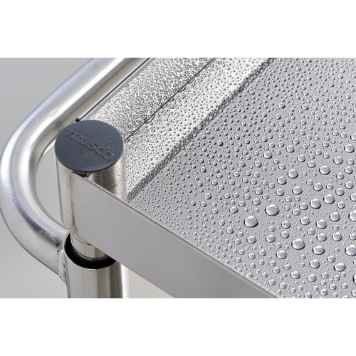 TRUSCO Stainless Steel Cart Clean Phoenix Cart SUS430 W1200 x D600 x H740 3 Tiers CPE4-7123 1 Unit