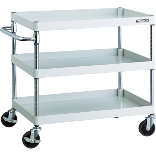 TRUSCO 툴 왜건 피닉스 왜건 소음 750X500XH740 3단 화이트 PEW-773-W 1대