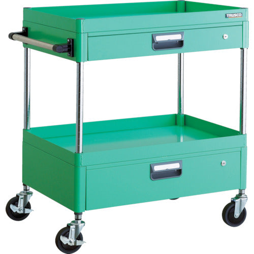 TRUSCO 툴 왜건 피닉스 왜건 소음 750X500XH880 인출부 영 그린 PEW-972VZ-YG 1대