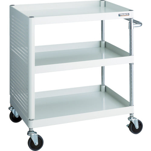 ＴＲＵＳＣＯ　ツールワゴン　フェニックスワゴン　省音　７５０Ｘ５００ＸＨ８８０　パネル付　ホワイト　PEW-973PL-W　1 台