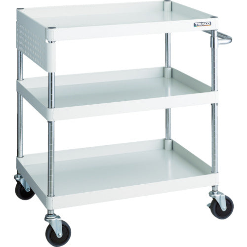 ＴＲＵＳＣＯ　ツールワゴン　フェニックスワゴン　省音　７５０Ｘ５００ＸＨ８８０　パネル付　ホワイト　PEW-973PS-W　1 台