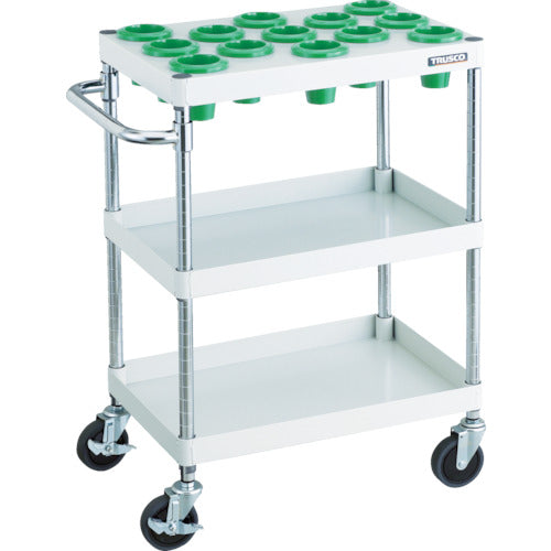 ＴＲＵＳＣＯ　ツールワゴン　フェニックスワゴン　省音　６００Ｘ４００ＸＨ８８０　ＮＴ−５０　ホワイト　PEW-TL962A-W　1 台