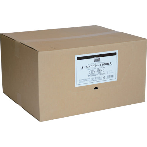 TRUSCCO 오일 드라이 시트 380×480 100장입 TODS-3848 1상자