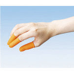 TRUSCO Finger Cots S Orange 10 Pieces TYSO-S-10 1 Bag