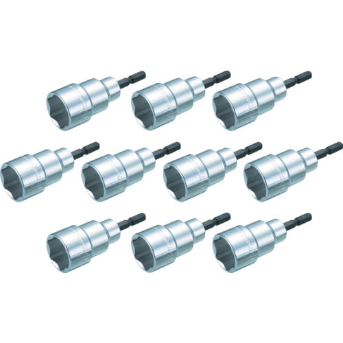 TRUSCO 【매진 폐번】 정리 사 전동 드라이버 소켓 쇼트 8 mm 10 개입 TEF-8S-10 1 상자