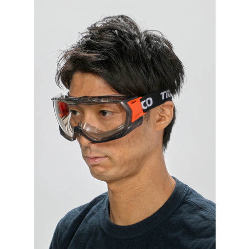 TRUSCO Safety Goggles (Ventilated/Soft Fit Type) TSG-501T 1 pc