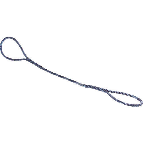 ＴＲＵＳＣＯ　玉掛けワイヤーロープ　段落し　１０ｍｍＸ１ｍ　TWD-10S1　1 本