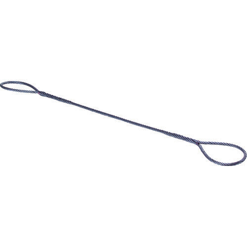 ＴＲＵＳＣＯ　玉掛けワイヤーロープ　段落し　８ｍｍＸ１ｍ　TWD-8S1　1 本