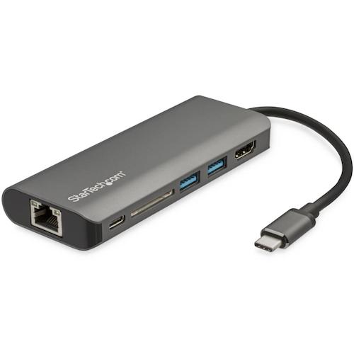 ＳｔａｒＴｅｃｈ　ＵＳＢマルチハブ／ＵＳＢ−Ｃ／４Ｋ３０Ｈｚ　ＨＤＭＩ／６０Ｗ　ＰＤ／３ｘ　ＵＳＢ／ＬＡＮ／ＳＤ　DKT30CSDHPD3　1 箱