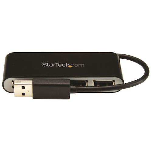 StarTech USB 허브/USB 2.0/USB-A-4x USB-A/LAN/버스 파워/블랙 ST4200MINI2 1상자