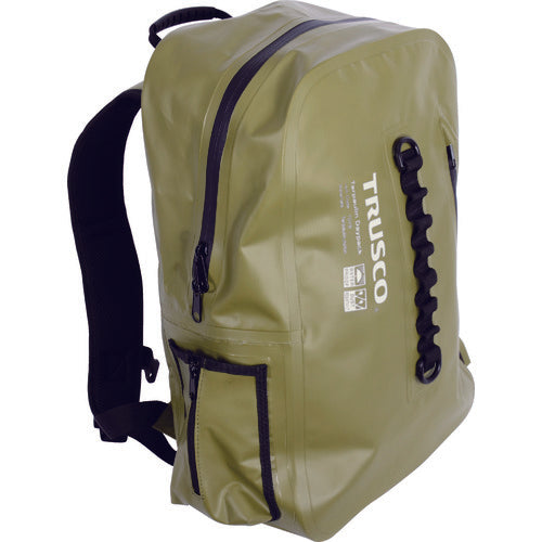 ＴＲＵＳＣＯ　防水ターポリンデイパック　オリーブドラブ　TDYB-OD　1 個