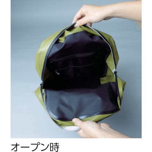 ＴＲＵＳＣＯ　防水ターポリンデイパック　オリーブドラブ　TDYB-OD　1 個