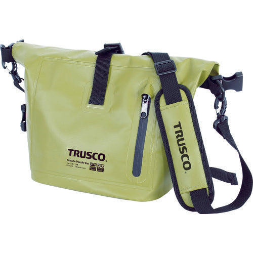 TRUSCO Waterproof Tarpaulin Shoulder Bag Olive Drab TSB-OD 1 pc