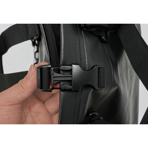 ＴＲＵＳＣＯ　防水ターポリントートバッグ　Ｌサイズ　ブラック　TTBL-BK　1 個