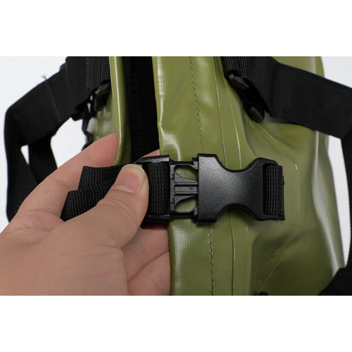 ＴＲＵＳＣＯ　防水ターポリントートバッグ　Ｌサイズ　オリーブドラブ　TTBL-OD　1 個