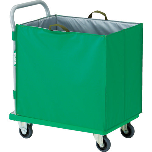 TRUSCO Plastic Cart Grand Cart with Lidless Hand Truck Box 718X468 TP-702-THBA 1 Unit