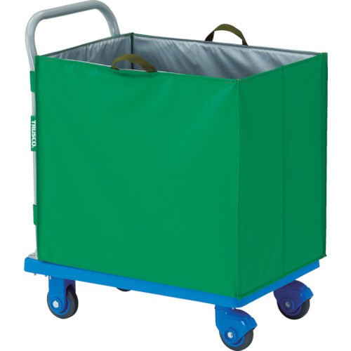 TRUSCO Plastic Cart Grand Cart Silent with Lidless Hand Truck Box 718X4 TP-X702-THBA 1 Unit