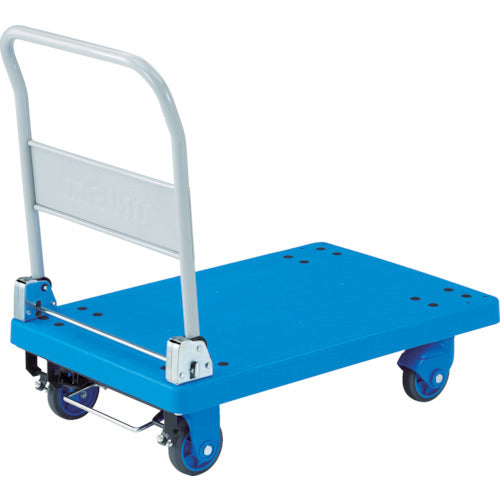 TRUSCO Plastic Cart Grand Cart Silent Folding 800X535 with Stopper TP-X801S 1 Unit