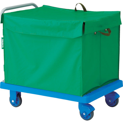 TRUSCO Plastic Cart Grand Cart Silent with Lid Hand Truck Box 900X6 TP-X902-THB 1 Unit
