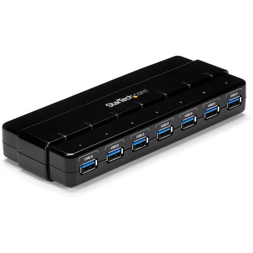 StarTech USB 허브/USB 3.0/USB-A-7x USB-A/AC 어댑터/데스크탑 ST7300USB3B 1 박스