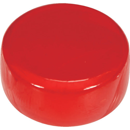 ＴＲＵＳＣＯ　フェライトポリアミド磁石　Φ１８　赤　１個入　TFP18-1-R　1 個