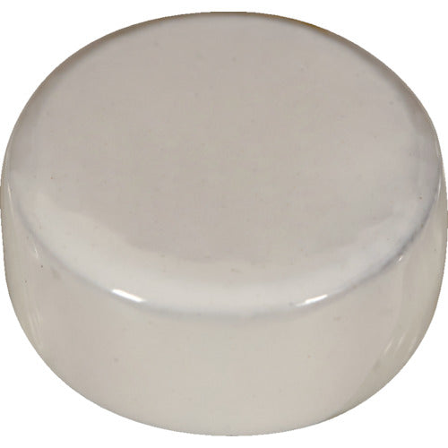 ＴＲＵＳＣＯ　フェライトポリアミド磁石　Φ１８　白　１個入　TFP18-1-W　1 個