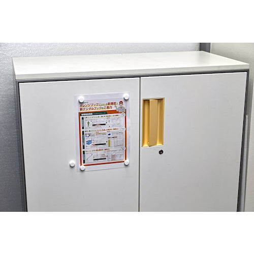 ＴＲＵＳＣＯ　フェライトポリアミド磁石　Φ１８　白　１個入　TFP18-1-W　1 個