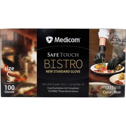 【업무용】세이프 터치 비스트로 노아르 S사이즈 100장입 1개