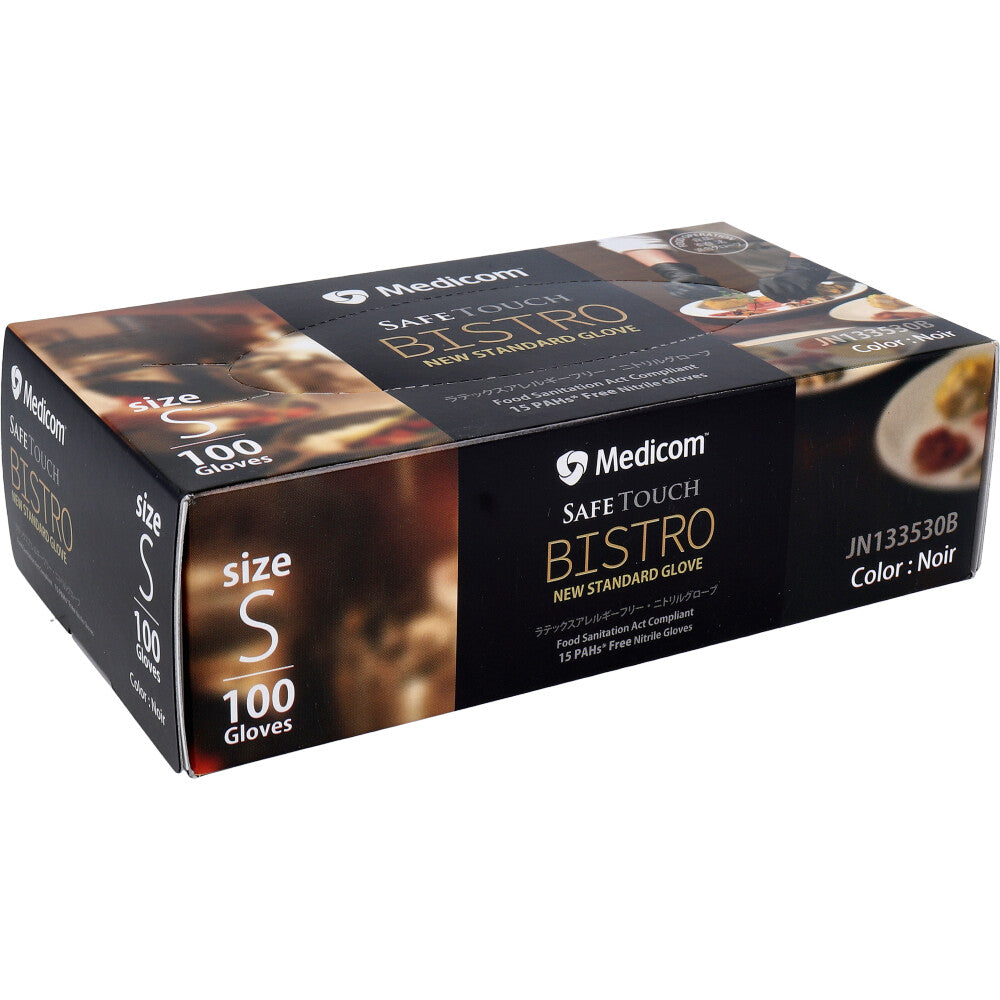 【업무용】세이프 터치 비스트로 노아르 S사이즈 100장입 1개