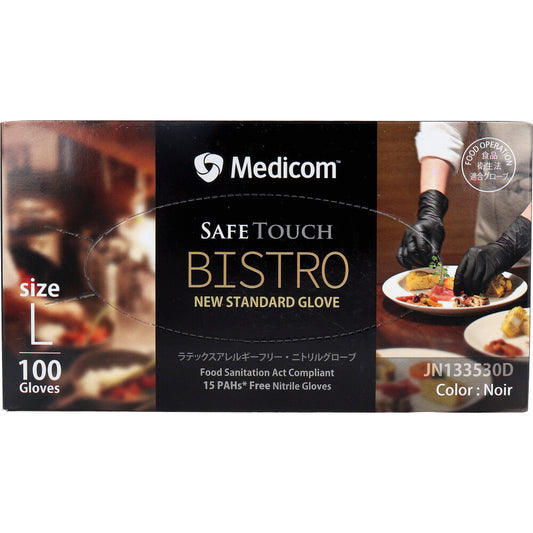 【업무용】세이프 터치 비스트로 노아르 L사이즈 100장입 1개