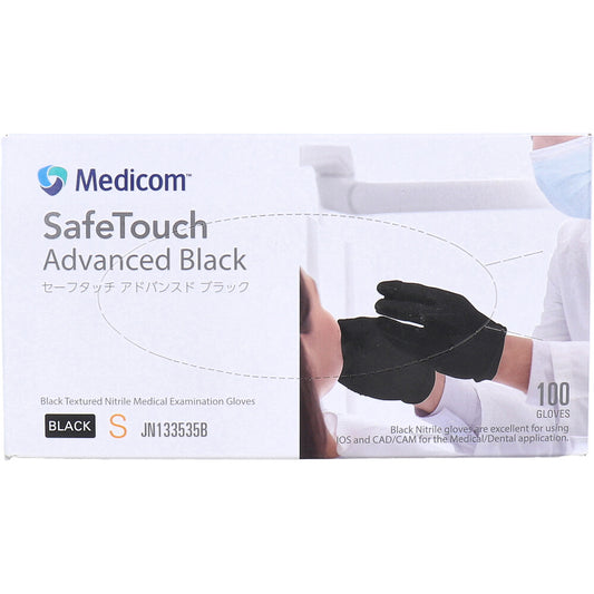【업무용】세이프 터치 어드밴스드 블랙 S사이즈 100장입 1개