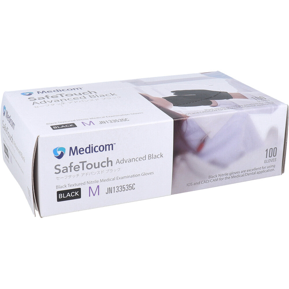 【업무용】세이프 터치 어드밴스드 블랙 M사이즈 100장입 1개