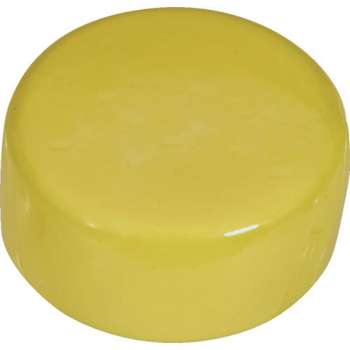 TRUSCO Ferrite Polyamide Magnet Φ30 Yellow 1 piece TFP30-1-Y 1 piece