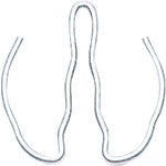 TRUSCO C-ring for impact sockets, pack of 10, TC4-14, 1 bag